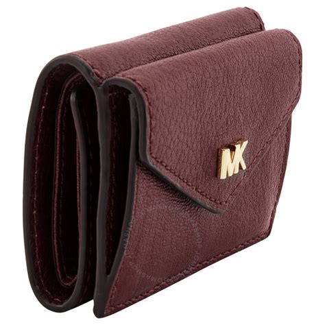 michael kors oxblood wallet